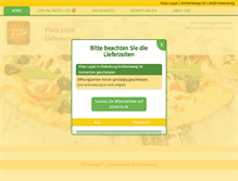 Tablet Screenshot of pizza-loyal.de